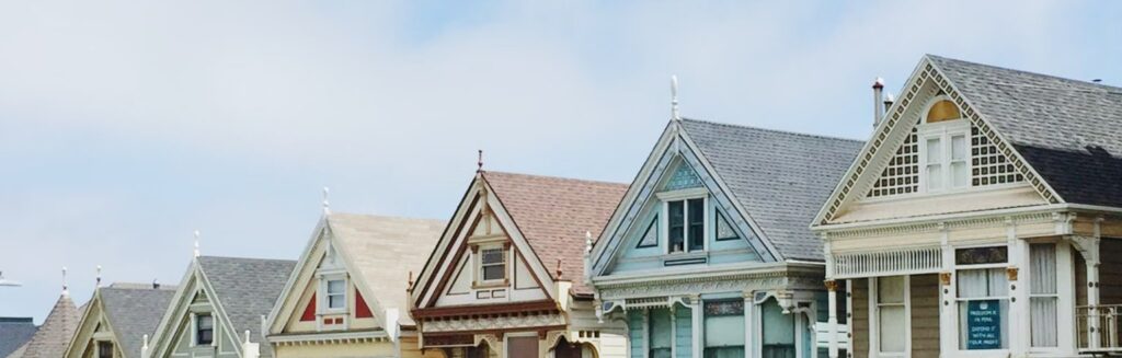 Fachada de edifício representando cotas de fundos imobiliários